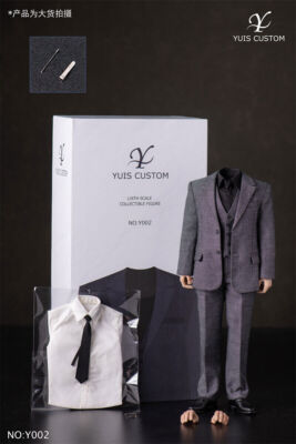 YUIS CUSTOM Y002 1/6 Ben Affleck Clothes Suit with Body Figure Accessory Prop