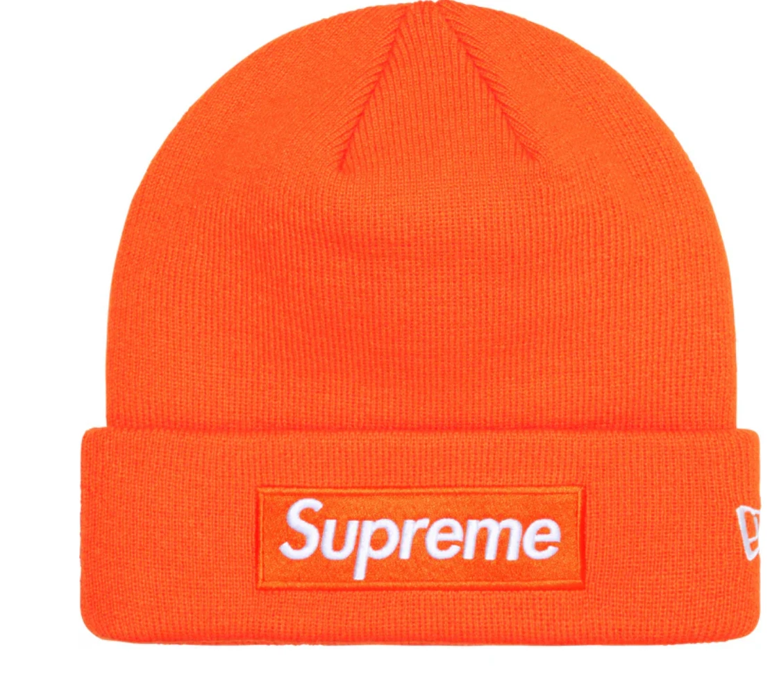 Bonnet Supreme New Era® Box Logo   Orange   FW24
