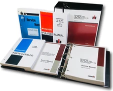 International 1586 Tractor Service Parts Operators Manual Catalog Shop Book Set