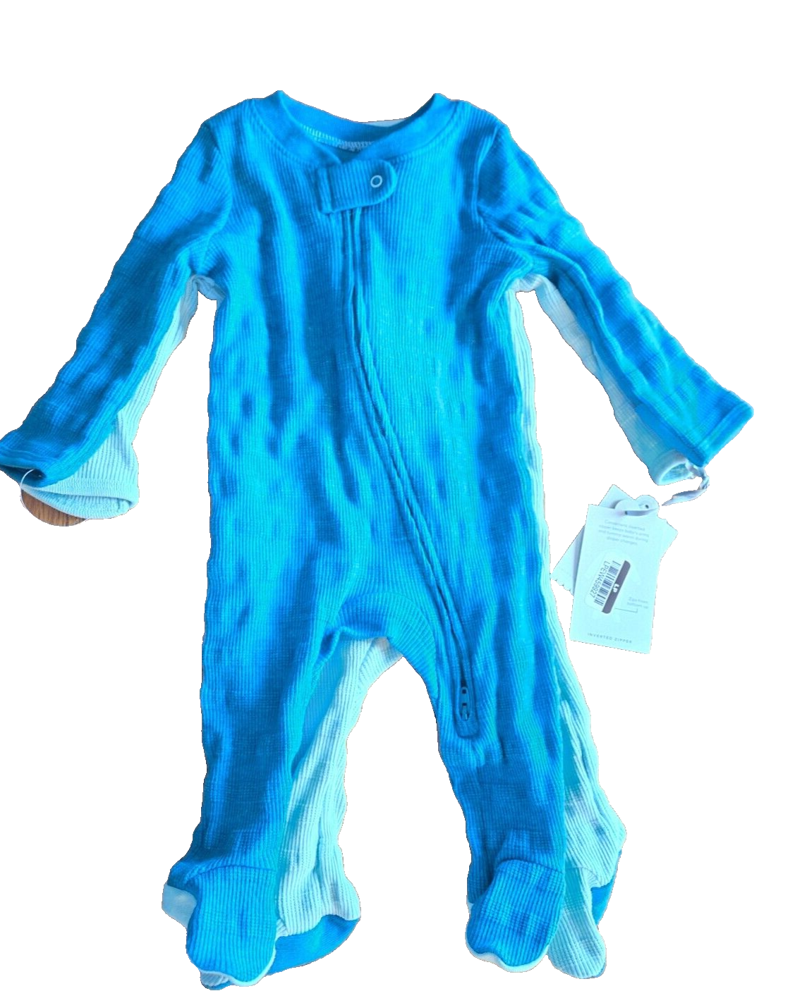 Cloud Island Boys Sleepers 0-3m 2pk Blue/Light Blue-image