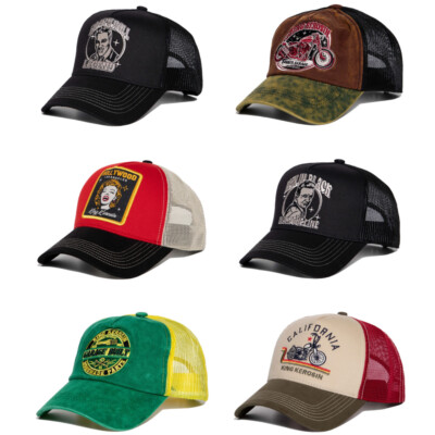 King Kersoin - HFT Trucker Mesh Cap Herren Vintage 2024 Basecap Bike Car Garage