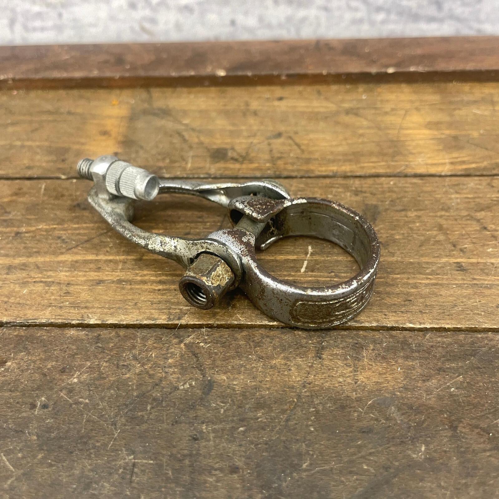 Olmo Seatpost Clamp 27 mm 28 mm Steel Vintage 50s 60s Cable Hanger Eroica