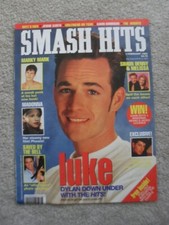 Luke Perry Beverly Hills 90210 Official Smash Hits Magazine Cover & Posters lot