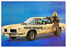 '74 HURST OLDSMOBILE W30 CUTLASS PACE CAR SEXY LINDA VAUGHN INDY 500 PHOTO PINUP
