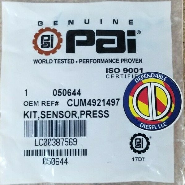 Boost Pressure Sensor for Cummins ISB. PAI # 050644 Ref. # 4921497