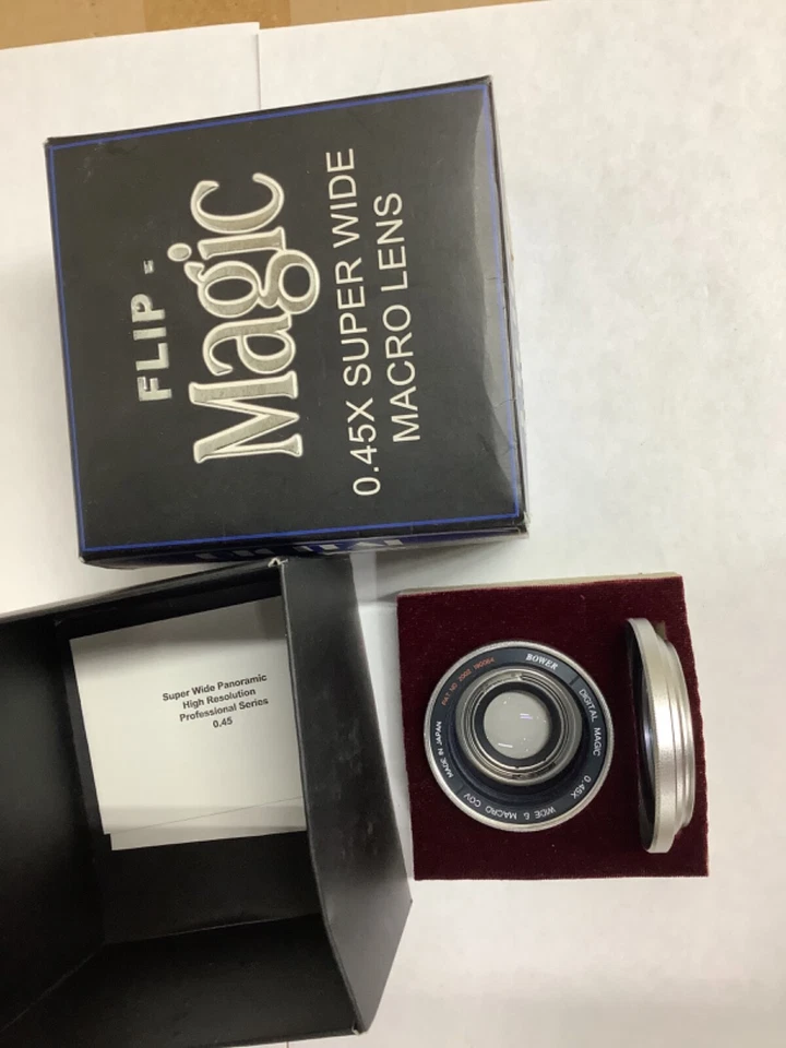 Digital Flip Magic 0.45 Super Wide Angle Macro Lens crystal optic series - Image 2 of 3