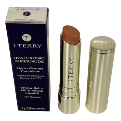 By Terry HYALURONIC SHEER ROUGE Fill & Plump Lipstick in 4. SHEER GLOW 0.10oz/3g