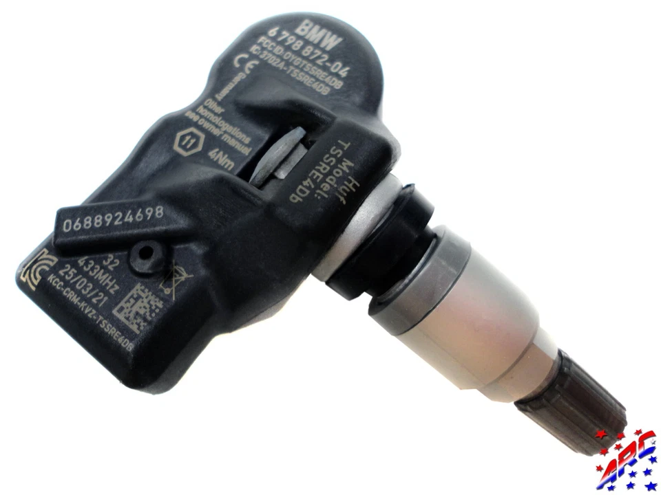 Complete Set of 4 Genuine OEM BMW TPMS Tire Pressure Sensors Kit 36106874830 Foto 3 de 3