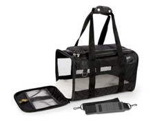 Sherpa Travel Original Deluxe Airline Approved Pet Carrier Size Med. Black NEW