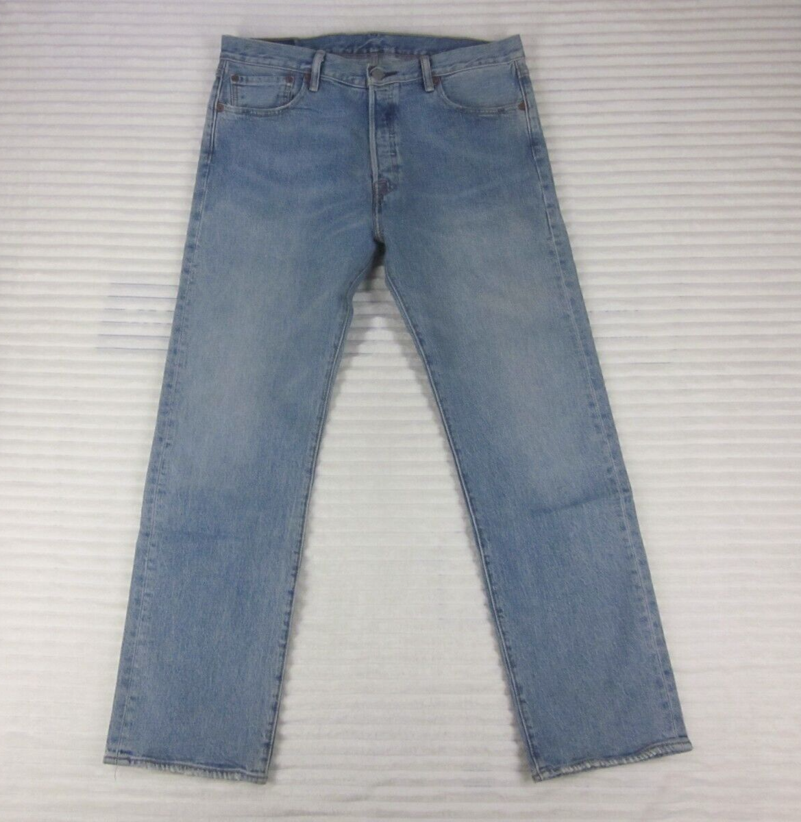 パンツ Levi's 501 W34 L30 made in USA LEVI'S 501 MEN'S W34 L30 BUTTON FLY 100% COTTON MEDIUM BLUE