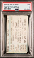 Coachella Music Festival Ticket Stub PSA Janes Addiction Headliner 4/28/2001