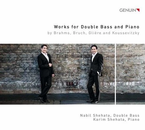 BRAHMS / BRUCH / KOUSSEVITZKY / SHEHATA - WORKS FOR DOUBLE BASS & PIANO NEW CD - Picture 1 of 1