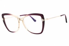 TOM FORD TF5882-083-55 Eyeglasses Frame Size 55mm 15mm 135mm VIOLET Women 88921