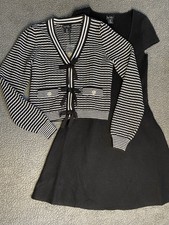 NWT! Nicole Miller Two Piece Sweater Dress Size Small