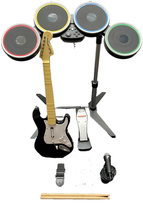 Rock Band 4 Sony PlayStation 4 5 PS4 PS5 Band-In-A-Box Bundle Band