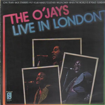 the OJays Live In London NEAR MINT monument Vinyl LP