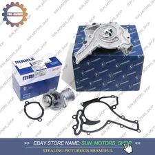 Pierburg Engine Water Pump&MAHLE Thermostat Kit For Mercedes Benz M272 W204 W211