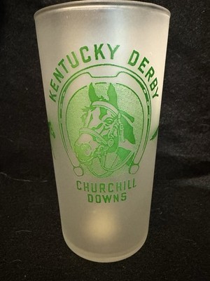 Rare 1948 Kentucky Derby Mint Julep Glass ''He Has Seen Them All''