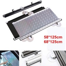 Roller Blackout Blind Sun Shade Suction Cup Blinds for Office Car Window Black