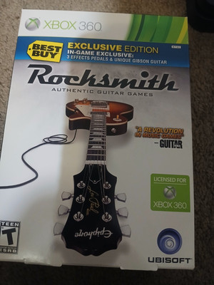 Authentic & Sealed Rocksmith Authentic Guitar Games Exclusive Edition Xbox 360