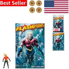 McFarlane Toys Aquaman Page Punchers 3-Inch Action Figure with Flashpoint Comic