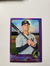 2022 Topps Heritage High Number Isiah Kiner-Falefa Purple Refractor #579 OC NM