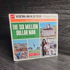 The Six Million Dollar Man TV Series 1974 Color Pictures GAF View-Master No B559