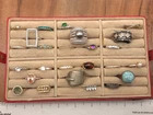 Vintage-Now Costume Fashion Jewelry Rings 25 Piece Mix Tone Crafters Ring Lot 11