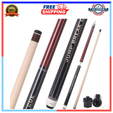 3-Piece Heavy Jump Break Cue Stick 23oz Canadian Maple 13mm Bakelite Tip