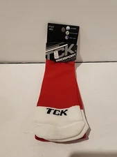 TCK Multisport Pro socks ProDRI PTWT Medium Red white USA made 