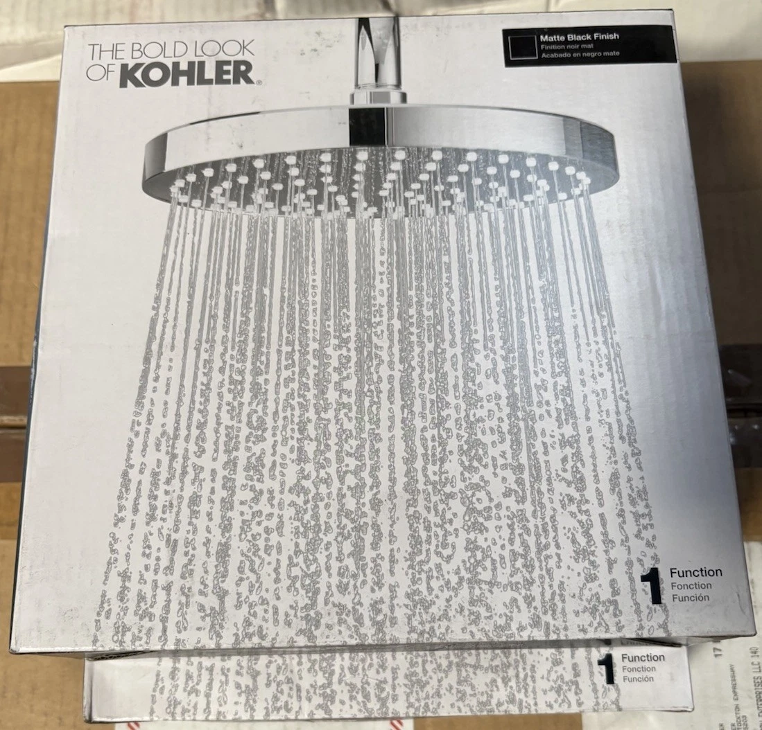 Kohler 76464-G-BL Awaken 8" Single Function Shower Head - Matte Black
Opens in a new window or tab