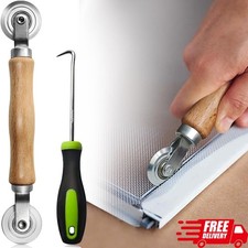 Screen Repair kit, Screen Roller Tool, Steel Roller with Bear+Removal Hook, 2 in