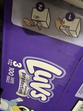 Luvs Platinum Protection Diapers Size 3 100 Count for 16-28 lbs Babies 0.25 per diaper