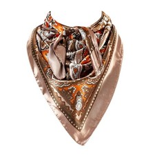 Bandanas for Men and Women Cowboy Bandana Western Scarf Paisley Print Coffee