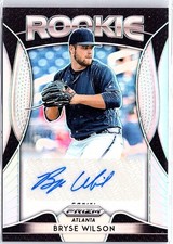2019 Panini Prizm - Rookie Autographs Bryse Wilson #RA-BW (AU, RC)