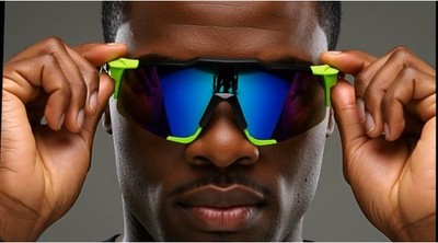 Men's Sunglasses Sport Shield Angular 56mm XL Cycling XSY Boarding Glasses 2024