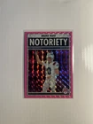 2025 Panini Mosaic Notoriety Drake Maye Pink Fluorescent Prizm Patriots