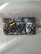 DC Comics Batman & Joker Comic Book Graphics Faux Leather Long Trifold Wallet