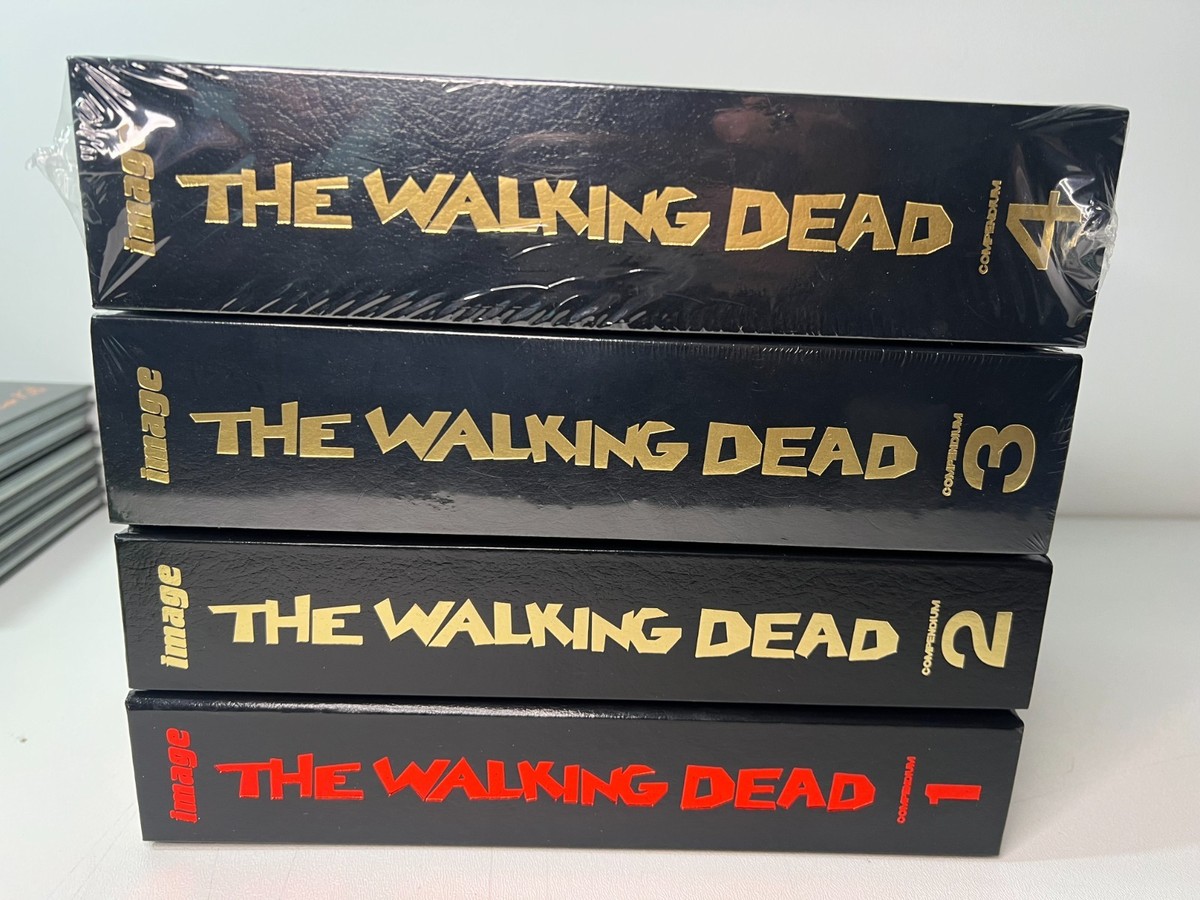 The Walking Dead Hardcover Compendium 1 2 3 4 RED GOLD FOIL