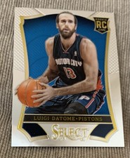 2013-14 Panini Select - Luigi Datome #181 Silver Prizm (RC) , Detroit Piston’s