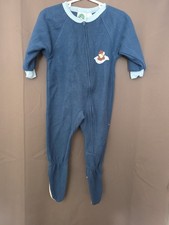 Vintage Loony Tunes Footie Pajamas Warner Bros Tasmanian Devil  24M