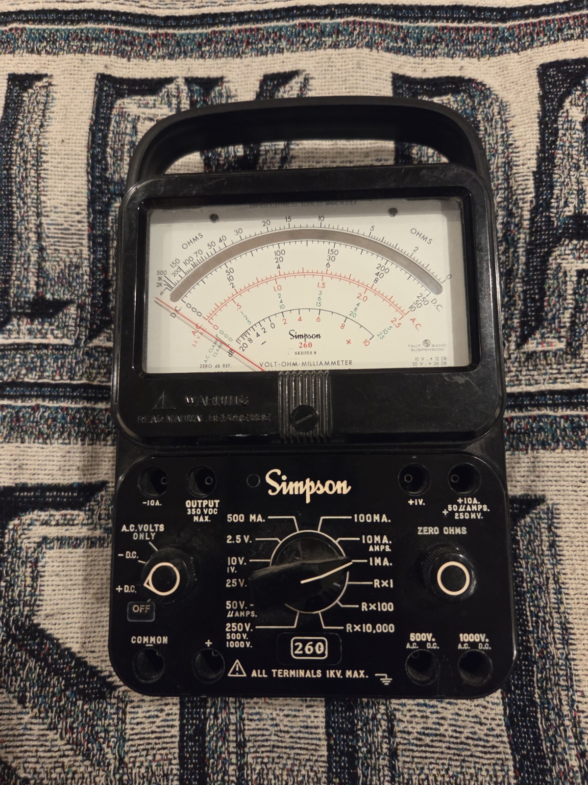 Simpson 260 Series 8 Meter 30 day warranty 