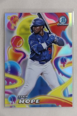 Zyhir Hope - 2025 Bowman Chrome Baseball Melt Mashers Insert Dodgers