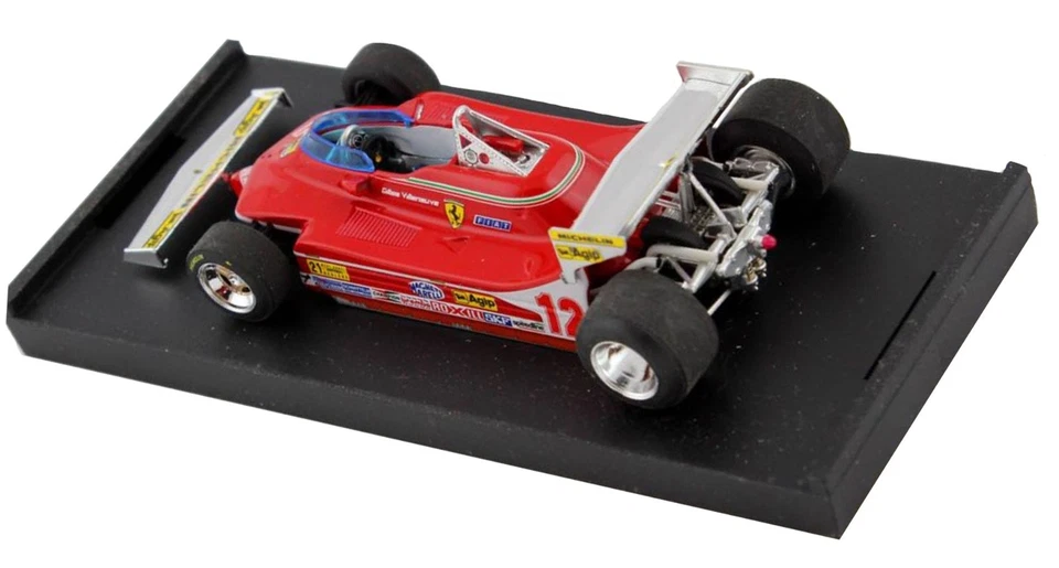 Brumm Ferrari 312 T4 #12 Prove US GP West 1979 - Gilles Villeneuve 1/43 Scale - Image 2 of 4