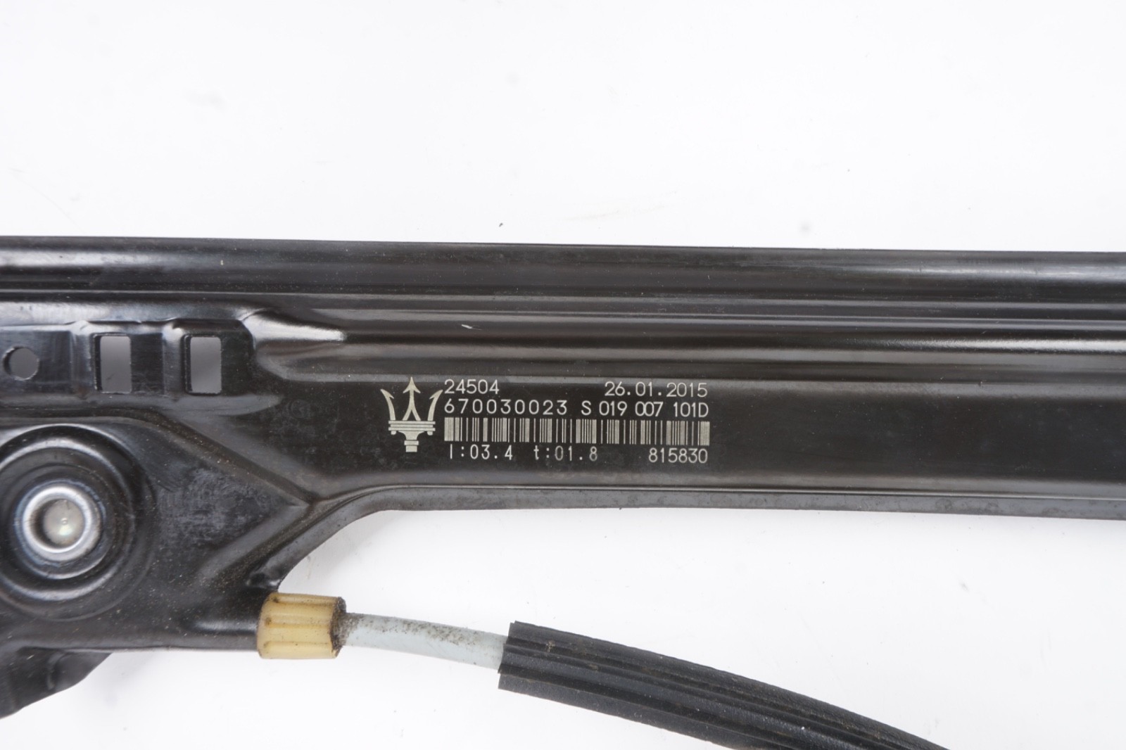 2014 - 2021 Maserati Ghibli Rear Left Side Door Window Regulator Motor OEM
