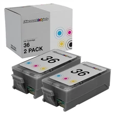 2PK COLOR Ink Cartridge for Canon CLI-36 CLI36 PIXMA iP100 iP110 mini260 mini320