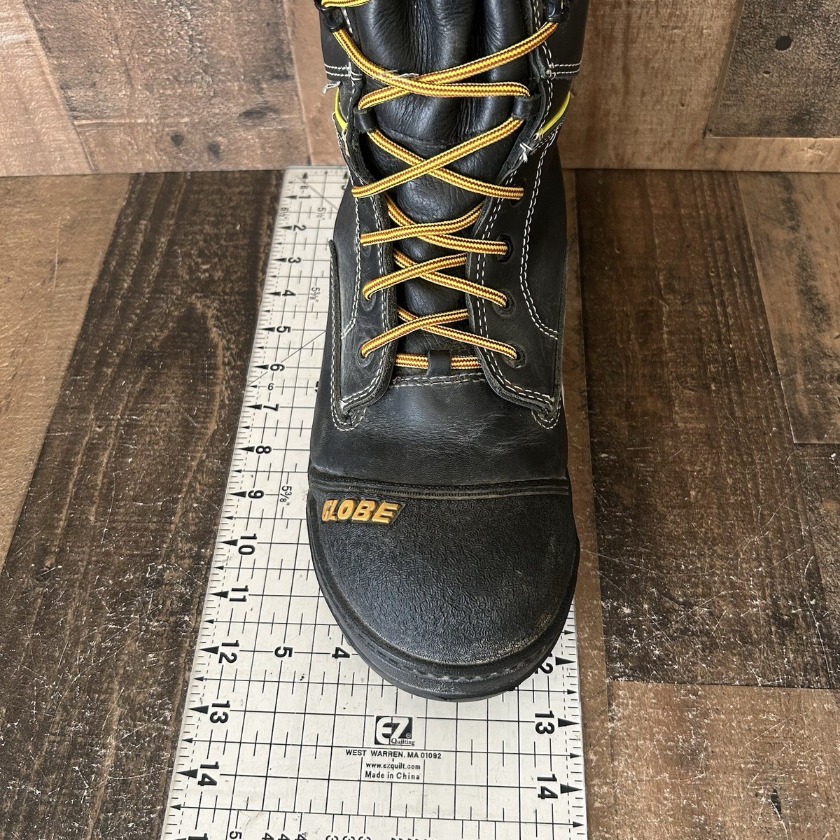 Globe Firefighter Boots Safety Toe Crosstech Turnout Lace Up Vibram Mens 12.5 W Globe Firefighter Boots Safety Toe Crosstech Turnout Lace Up  main image 2