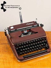 MACCHINA DA SCRIVERE DA COLLEZIONE OLYMPIA SM2 BORDEAUX 1951 - NESSUN RISCHIO CON SPEDIZIONE