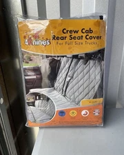 4Knines XL Seat Cover Dog Hammock for Full Size Trucks SUVs- Grey. New!