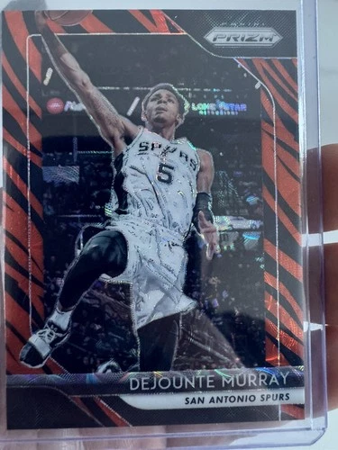 2018-19 Panini Prizm Choice Tiger Stripes Prizm Dejounte Murray #261